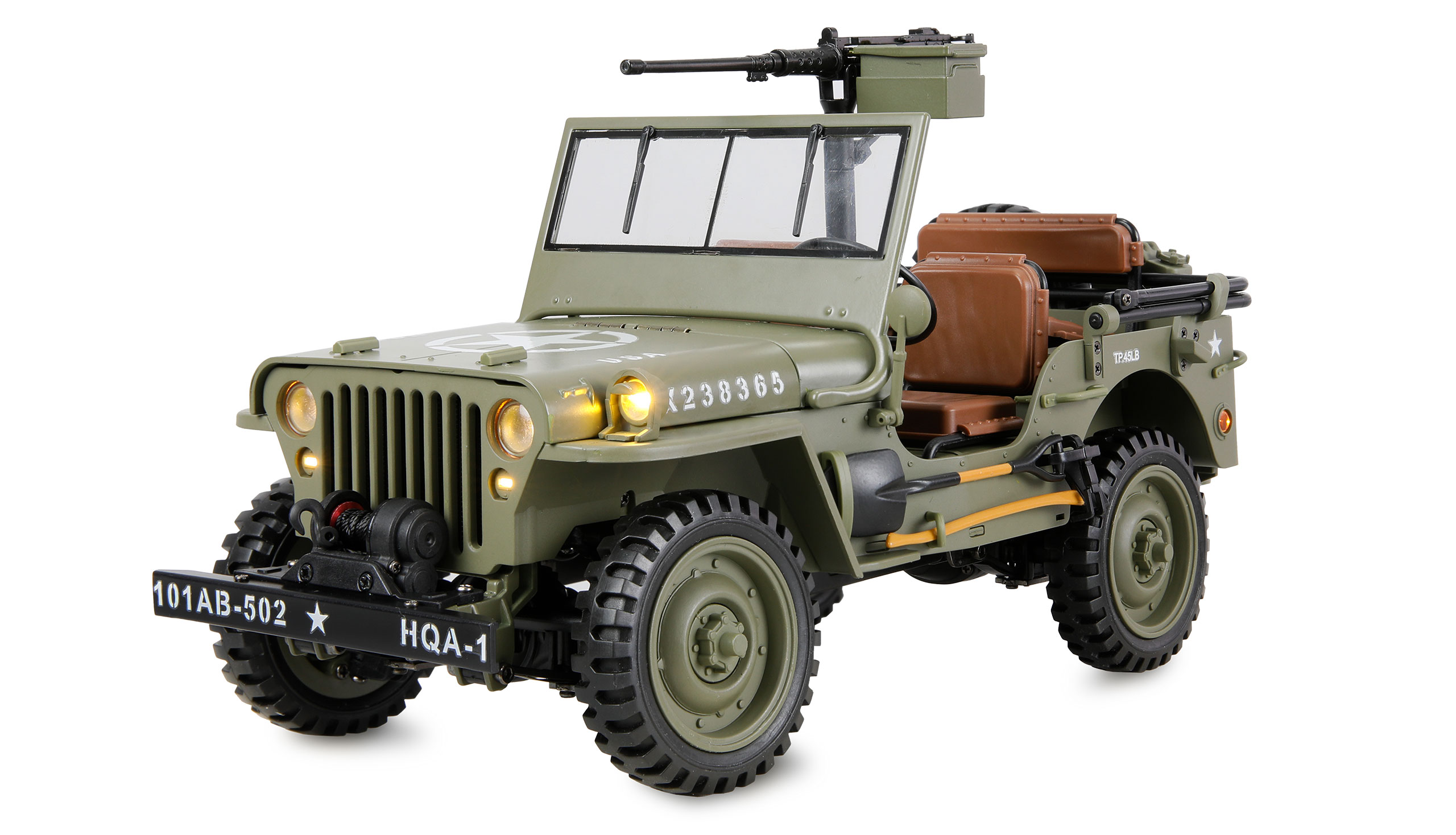 Jeep Willys MB Scale Crawler 4WD 1:14 RTR green | 22737